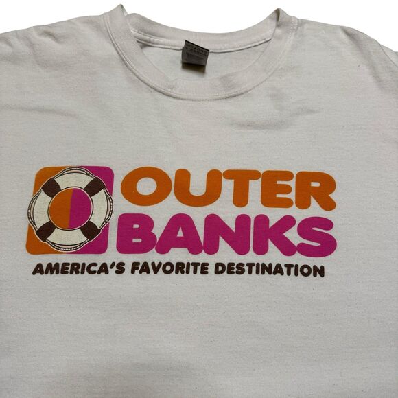 Gildan Tops - Outer Banks Unisex North Carolina Dunkin Donuts T-Shirt Size XL